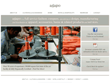 Tablet Screenshot of agapo.com